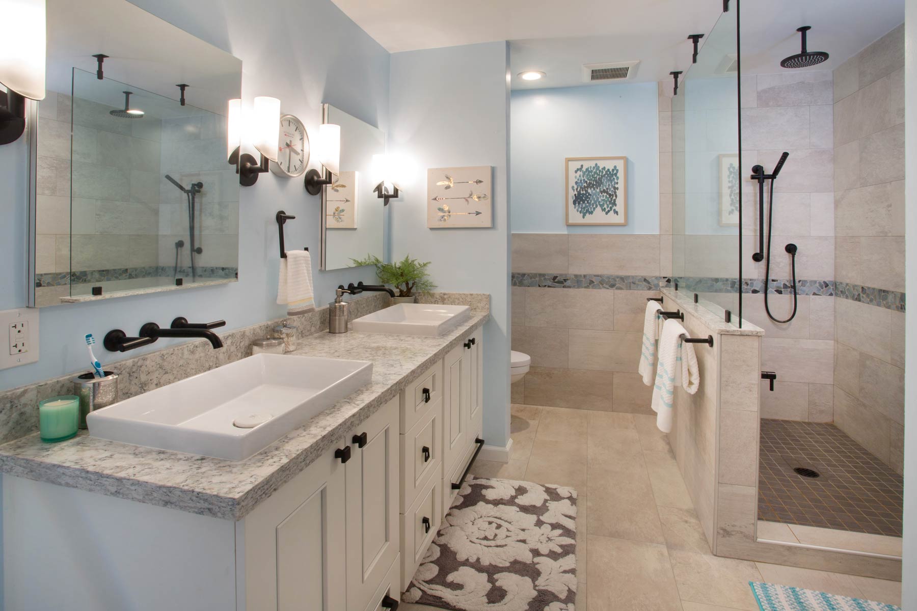 Hawaii master bathroom remodel by Accent Design